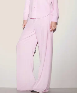 Luisa Cerano Pantalones Anchos De Crepe Ligero