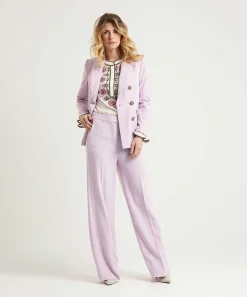 Luisa Cerano Pantalones Anchos De Crepe Ligero