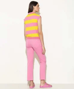 Luisa Cerano Pantalones Kick Flare Algodon Suave