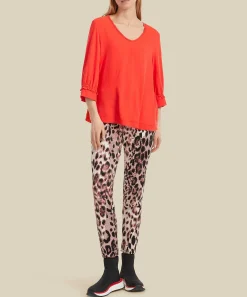 Marc Cain Blusa Deportiva Camisa Japonesa 'Seda'