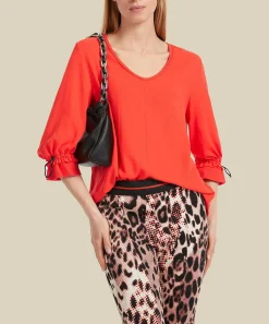 Marc Cain Blusa Deportiva Camisa Japonesa 'Seda'