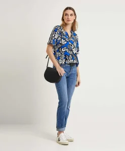 Marc Cain Blusa Deportiva Estampado De Hojas