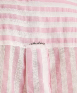 Marc Cain Blusa Voile De Algodon Rayas