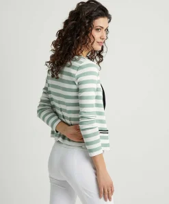 Marc Cain Cardigan Deportivo Rayas