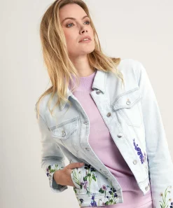 Marc Cain Chaqueta Vaquera Estampado Floral