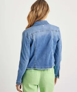 Marc Cain Chaqueta Vaquera Con Flecos
