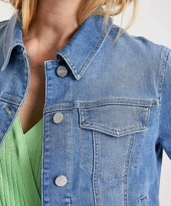 Marc Cain Chaqueta Vaquera Con Flecos