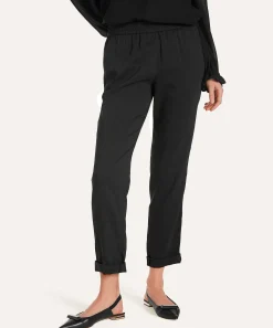 Marc Cain Pantalones De Mezcla De Lino Roanne