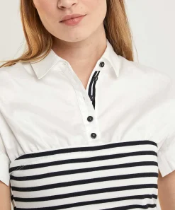 Marc Cain Polo Deportivo Blusa Rayas