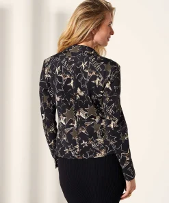 Marc Cain Sports Blazer De Buceo Con Estampado De Estrellas