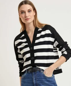Marc Cain Sports Cardigan Extragrande Rayas