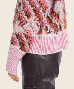 Marc Cain Sports Jacquard Cuello Alto Mezcla De Lana
