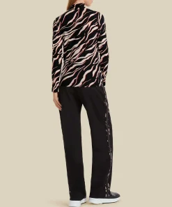 Marc Cain Sports Panty-Feel Con Cuello Alto Y Estampado De Cebra