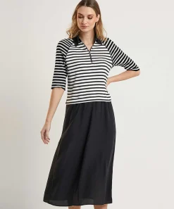 Marc Cain Sports Vestido Polo Tricot + Sedoso