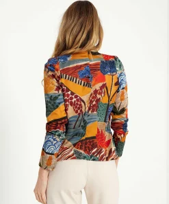 Ml Collections Blazer Saten Fancy Animal