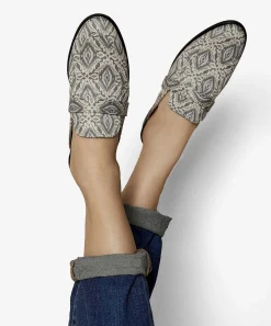 Mocasin De Lona Definitivo Con Estampado