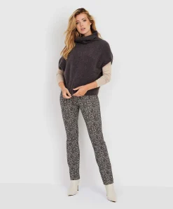 No Man'S Land Pantalones Acampanados Estampado De Cachemira