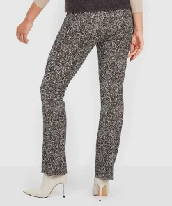 No Man'S Land Pantalones Acampanados Estampado De Cachemira