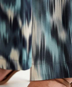 No Man'S Land Slinky Palazzo Pantalones Tie-Dye