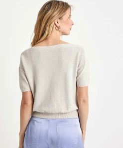 No Man'S Land Sweater Ribetes Decorativos