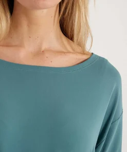 No Man'S Land Vestido Cenido Cinturon Crepe