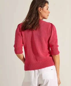 Oui Cardigan Manga Corta Abullonada