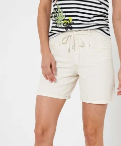 Oui Shorts De Mezclilla Con Cintura De Cordon