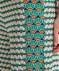 Oui Slinky Pantalones Anchos Con Estampado Retro