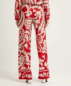 Oui Slinky Pantalones Palazzo Estampado