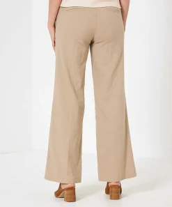 Pantalon Ancho Cambio Mezcla Lino Amelie