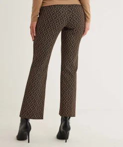 Pantalon Cambio Kick Flare Jacquard Lurex Faith