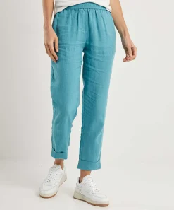 Pantalon De Lino Con Vuelta Emotions