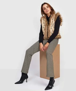 Pantalon Giulia E Tu Acampanado Jacquard