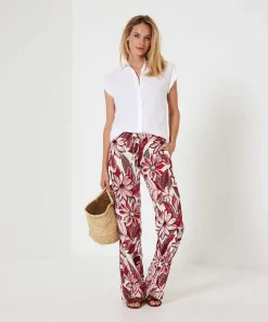 Pantalon Kyra Flor Roja Linza