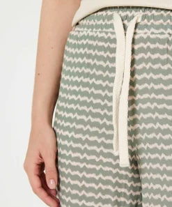Pantalon Palazzo Moscu Estampado Zigzag Percy