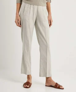 Pantalon Rosner De Mezcla De Lino May Zigarette