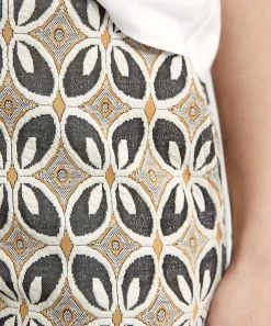 Pantalon Summum Acampanado Estampado Retro