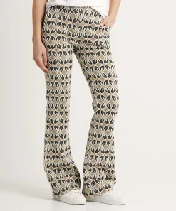 Pantalon Summum Acampanado Estampado Retro