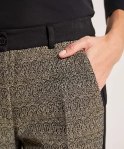 Pantalon Summum Acampanado Adorno Lurex