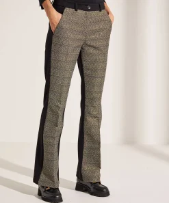 Pantalon Summum Acampanado Adorno Lurex