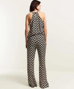 Pantalon Summum Ancho Zigzag Crochet