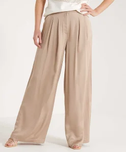Pantalon Summum Palazzo Saten Sedoso