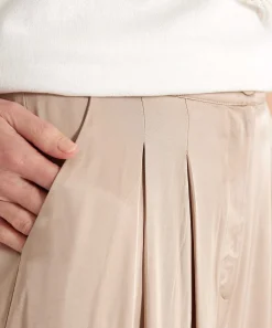 Pantalon Summum Palazzo Saten Sedoso