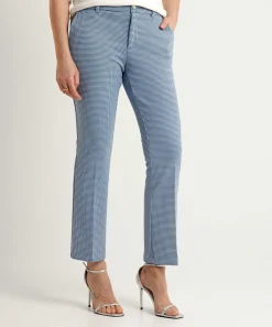 Pantalones Acampanados De Jacquard Minimalista De Liu Jo