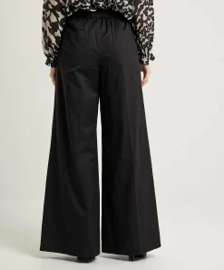 Pantalones Anchos De Popelin De Caroline Biss
