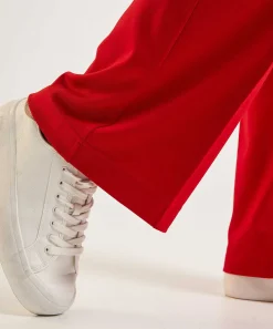 Pantalones Anchos De Punto Oui