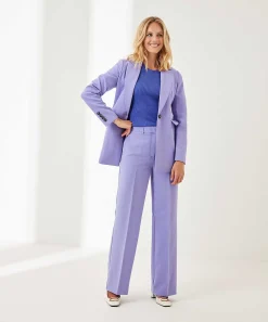 Pantalones Beaumont De Pernera Recta Crepe Jane