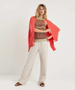Pantalones De Mezcla De Lino No Man'S Land