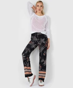 Pantalones Giulia E Tu Estampado De Hojas