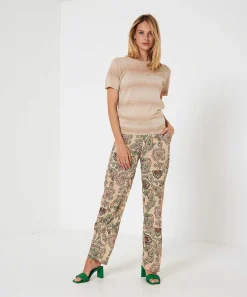 Pantalones Giulia E Tu Palazzo Flor Paisley